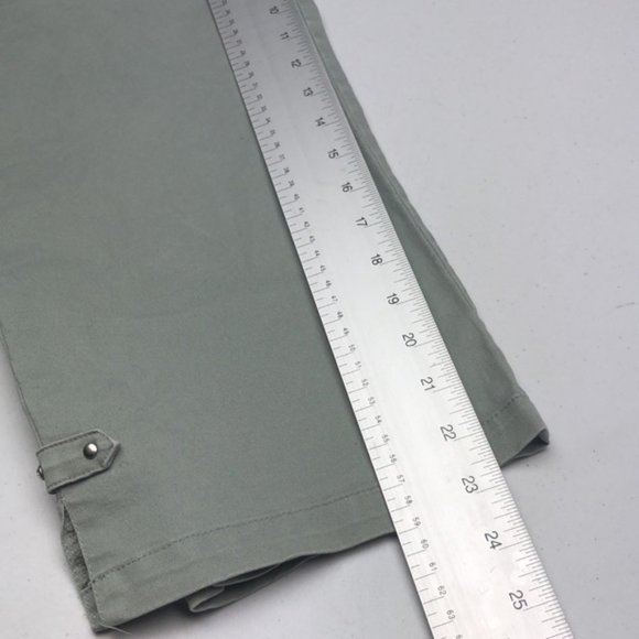 LIKE NEW HAGGAR GRAY/GREEN COTTON CROP 10/30x26 😎 - Picture 14 of 15